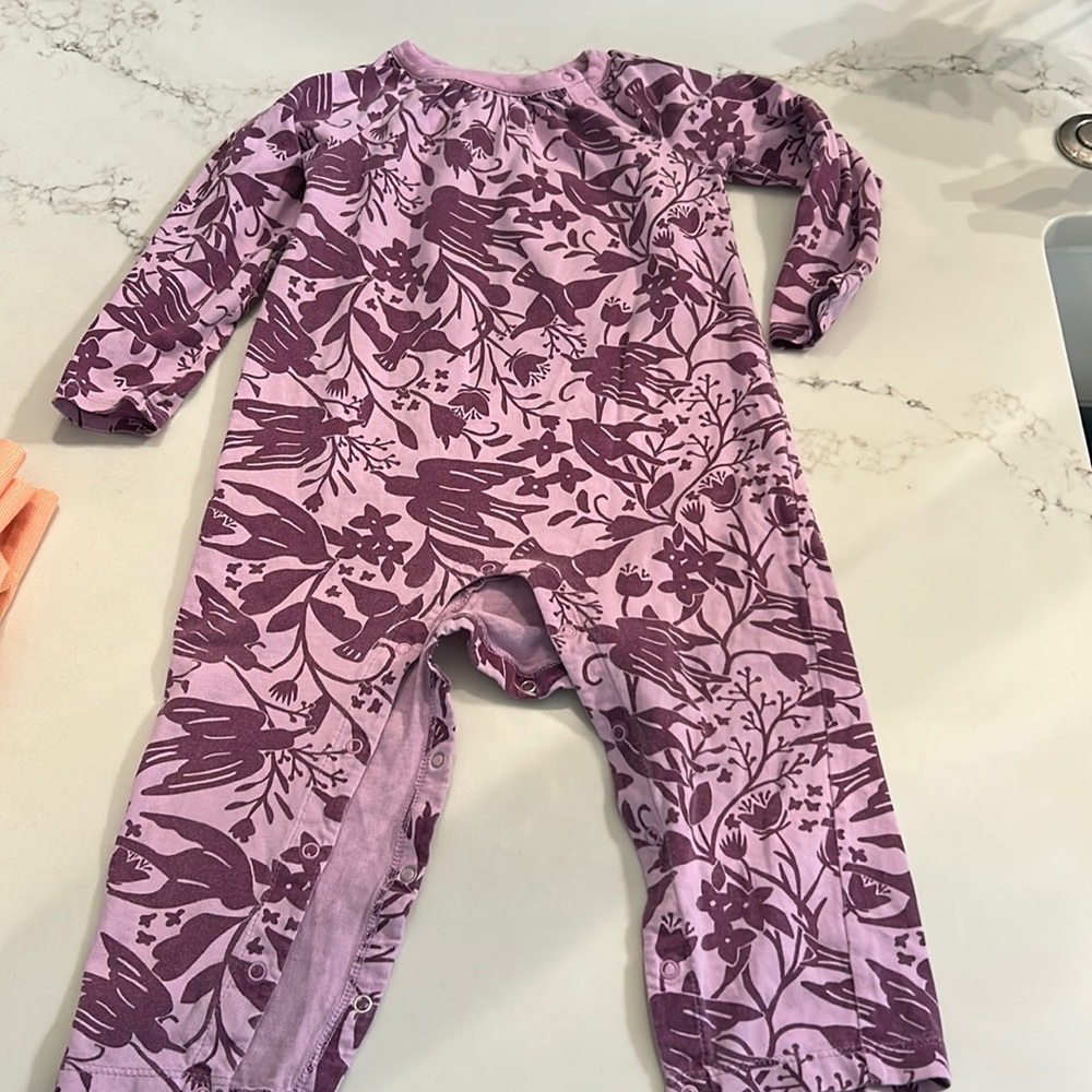Tea collection pajamas purple mexican print 18-24 mo